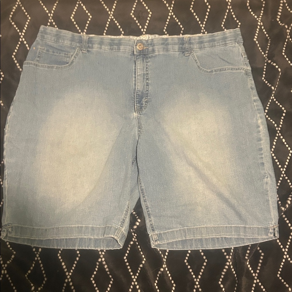 Faded Glory Sky Blue Denim Shorts